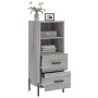 Sonoma gray engineered wood sideboard 34.5x34x90 cm by vidaXL, Sideboards - Ref: Foro24-828682, Price: 60,04 €, Discount: %