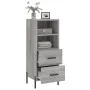 Sonoma gray engineered wood sideboard 34.5x34x90 cm by vidaXL, Sideboards - Ref: Foro24-828682, Price: 59,48 €, Discount: %