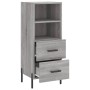 Aparador madera de ingeniería gris Sonoma 34,5x34x90 cm de vidaXL, Aparadores - Ref: Foro24-828682, Precio: 60,04 €