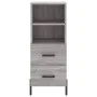 Sonoma gray engineered wood sideboard 34.5x34x90 cm by vidaXL, Sideboards - Ref: Foro24-828682, Price: 59,48 €, Discount: %