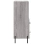 Sonoma gray engineered wood sideboard 34.5x34x90 cm by vidaXL, Sideboards - Ref: Foro24-828682, Price: 60,04 €, Discount: %