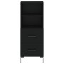 Schwarzes Sperrholz-Sideboard 34,5 x 34 x 90 cm von vidaXL, Sideboards - Ref: Foro24-828669, Preis: 69,41 €, Rabatt: %