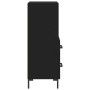 Schwarzes Sperrholz-Sideboard 34,5 x 34 x 90 cm von vidaXL, Sideboards - Ref: Foro24-828669, Preis: 69,41 €, Rabatt: %
