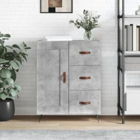 Concrete gray engineered wood sideboard 69.5x34x90 cm by vidaXL, Sideboards - Ref: Foro24-830232, Price: 74,64 €, Discount: %