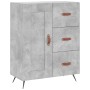 Aparador de madera de ingeniería gris hormigón 69,5x34x90 cm de vidaXL, Aparadores - Ref: Foro24-830232, Precio: 75,35 €, Des...