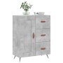 Concrete gray engineered wood sideboard 69.5x34x90 cm by vidaXL, Sideboards - Ref: Foro24-830232, Price: 75,29 €, Discount: %