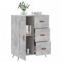 Aparador de madera de ingeniería gris hormigón 69,5x34x90 cm de vidaXL, Aparadores - Ref: Foro24-830232, Precio: 75,35 €, Des...