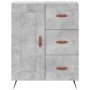 Aparador de madera de ingeniería gris hormigón 69,5x34x90 cm de vidaXL, Aparadores - Ref: Foro24-830232, Precio: 75,35 €, Des...