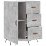 Aparador de madera de ingeniería gris hormigón 69,5x34x90 cm de vidaXL, Aparadores - Ref: Foro24-830232, Precio: 75,35 €, Des...
