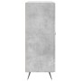 Concrete gray engineered wood sideboard 69.5x34x90 cm by vidaXL, Sideboards - Ref: Foro24-830232, Price: 75,29 €, Discount: %