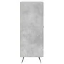 Concrete gray engineered wood sideboard 69.5x34x90 cm by vidaXL, Sideboards - Ref: Foro24-830232, Price: 74,64 €, Discount: %