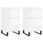 Sideboards 2 Stück glänzend weißes Holzwerkstoff 40x35x70 cm von vidaXL, Sideboards - Ref: Foro24-831169, Preis: 77,92 €, Rab...