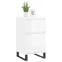 Sideboards 2 pcs glossy white engineered wood 40x35x70 cm by vidaXL, Sideboards - Ref: Foro24-831169, Price: 77,92 €, Discoun...