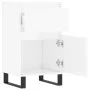 Sideboards 2 pcs glossy white engineered wood 40x35x70 cm by vidaXL, Sideboards - Ref: Foro24-831169, Price: 77,92 €, Discoun...