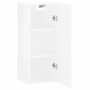 Armario de pared blanco brillante 34,5x34x90 cm de vidaXL, Aparadores - Ref: Foro24-828838, Precio: 50,71 €, Descuento: %