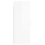 Glänzend weißer Wandschrank 34,5x34x90 cm von vidaXL, Sideboards - Ref: Foro24-828838, Preis: 50,78 €, Rabatt: %