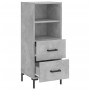 Sideboard aus grauem Betonsperrholz 34,5x34x90 cm von vidaXL, Sideboards - Ref: Foro24-828672, Preis: 55,47 €, Rabatt: %