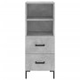 Sideboard aus grauem Betonsperrholz 34,5x34x90 cm von vidaXL, Sideboards - Ref: Foro24-828672, Preis: 55,47 €, Rabatt: %