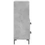 Aparador de madera contrachapada gris hormigón 34,5x34x90 cm de vidaXL, Aparadores - Ref: Foro24-828672, Precio: 49,44 €, Des...