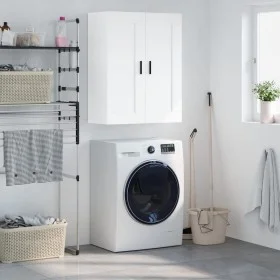 White engineered wood wall cabinet 69.5x34x90 cm by vidaXL, Sideboards - Ref: Foro24-830396, Price: 74,49 €, Discount: %