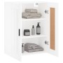 Weißer Wandschrank aus Holzwerkstoff, 69,5 x 34 x 90 cm von vidaXL, Sideboards - Ref: Foro24-830396, Preis: 75,32 €, Rabatt: %
