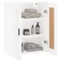 White engineered wood wall cabinet 69.5x34x90 cm by vidaXL, Sideboards - Ref: Foro24-830396, Price: 75,49 €, Discount: %