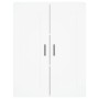 Weißer Wandschrank aus Holzwerkstoff, 69,5 x 34 x 90 cm von vidaXL, Sideboards - Ref: Foro24-830396, Preis: 75,32 €, Rabatt: %