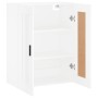 Weißer Wandschrank aus Holzwerkstoff, 69,5 x 34 x 90 cm von vidaXL, Sideboards - Ref: Foro24-830396, Preis: 75,32 €, Rabatt: %