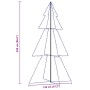 Árbol de Navidad 300 luces LED interior y exterior 120x220 cm