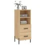 Sideboard aus Sonoma-Eichensperrholz, 34,5 x 34 x 90 cm von vidaXL, Sideboards - Ref: Foro24-828679, Preis: 57,92 €, Rabatt: %