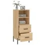 Sideboard aus Sonoma-Eichensperrholz, 34,5 x 34 x 90 cm von vidaXL, Sideboards - Ref: Foro24-828679, Preis: 57,92 €, Rabatt: %