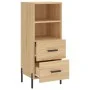 Sideboard aus Sonoma-Eichensperrholz, 34,5 x 34 x 90 cm von vidaXL, Sideboards - Ref: Foro24-828679, Preis: 57,92 €, Rabatt: %