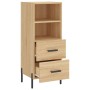 Sonoma oak plywood sideboard 34.5x34x90 cm by vidaXL, Sideboards - Ref: Foro24-828679, Price: 58,36 €, Discount: %