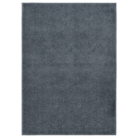 Anthrazitgrauer Kurzflorteppich 140x200 cm von vidaXL, Teppiche - Ref: Foro24-340308, Preis: 63,78 €, Rabatt: %