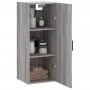 Sonoma grauer Wandschrank 34,5x34x90 cm von vidaXL, Sideboards - Ref: Foro24-828858, Preis: 46,79 €, Rabatt: %