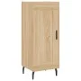 Aparador madera contrachapada color roble Sonoma 34,5x34x90 cm de vidaXL, Aparadores - Ref: Foro24-830463, Precio: 64,51 €, D...