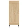 Aparador madera contrachapada color roble Sonoma 34,5x34x90 cm de vidaXL, Aparadores - Ref: Foro24-830463, Precio: 64,51 €, D...