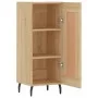 Aparador madera contrachapada color roble Sonoma 34,5x34x90 cm de vidaXL, Aparadores - Ref: Foro24-830463, Precio: 64,51 €, D...