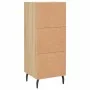 Aparador madera contrachapada color roble Sonoma 34,5x34x90 cm de vidaXL, Aparadores - Ref: Foro24-830463, Precio: 64,51 €, D...