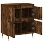 Aparador madera contrachapada color roble ahumado 60x35x70 cm de vidaXL, Aparadores - Ref: Foro24-831209, Precio: 66,03 €, De...