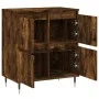 Sideboard aus geräuchertem Eichensperrholz, 60 x 35 x 70 cm von vidaXL, Sideboards - Ref: Foro24-831209, Preis: 65,29 €, Raba...