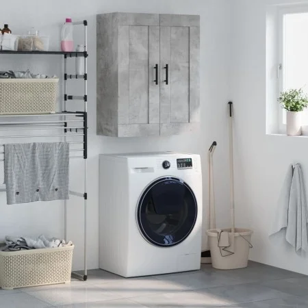 Engineered wood gray concrete wall cabinet 69.5x34x90 cm by vidaXL, Sideboards - Ref: Foro24-830408, Price: 52,57 €, Discount: %