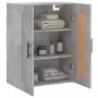 Engineered wood gray concrete wall cabinet 69.5x34x90 cm by vidaXL, Sideboards - Ref: Foro24-830408, Price: 52,57 €, Discount: %