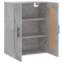 Armario de pared madera ingeniería gris hormigón 69,5x34x90 cm de vidaXL, Aparadores - Ref: Foro24-830408, Precio: 53,08 €, D...