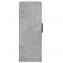 Armario de pared madera ingeniería gris hormigón 69,5x34x90 cm de vidaXL, Aparadores - Ref: Foro24-830408, Precio: 53,08 €, D...