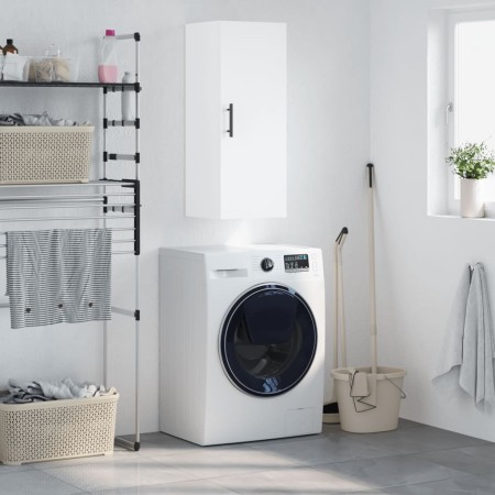 White wall cabinet 34.5x34x90 cm by vidaXL, Sideboards - Ref: Foro24-828876, Price: 52,47 €, Discount: %