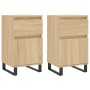 Sideboards 2 pcs engineered wood Sonoma oak 40x35x70 cm by vidaXL, Sideboards - Ref: Foro24-831171, Price: 82,91 €, Discount: %