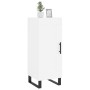 Aparador madera de ingeniería blanco 34,5x34x90 cm de vidaXL, Aparadores - Ref: Foro24-830468, Precio: 67,24 €