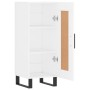 Weißes Sideboard aus Holzwerkstoff, 34,5 x 34 x 90 cm von vidaXL, Sideboards - Ref: Foro24-830468, Preis: 64,96 €, Rabatt: %