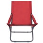 Sillas de playa plegables 2 unidades tela rojo von vidaXL, Gartenstühle - Ref: Foro24-47904, Preis: 112,54 €, Rabatt: %